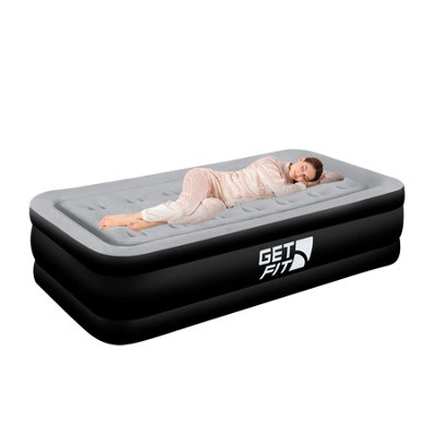 Blow up single air mattress hot sale