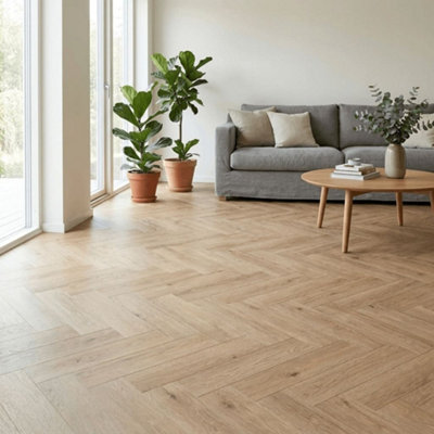 GF by AW Flooring Glue Down LVT-Devonshire Oak Parquet