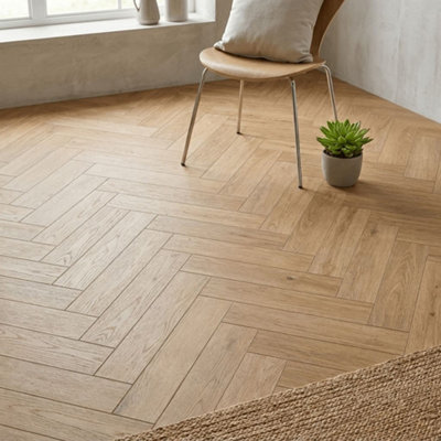 GF by AW Flooring Glue Down LVT-Devonshire Oak Parquet