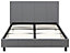GFW 120cm Bed In A Box Small Double Grey