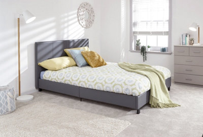 GFW 135cm Bed In A Box Double Grey