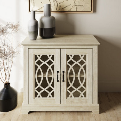 GFW Amelie 2 Door Compact Sideboard Dusty Grey Oak