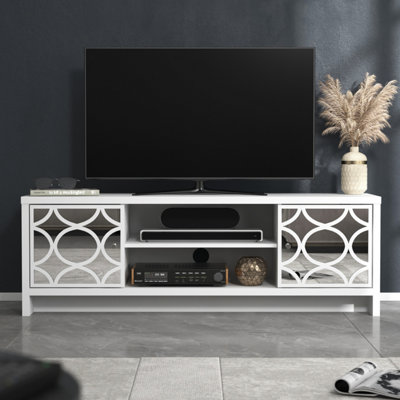 GFW Arianna 2 Door TV Unit White