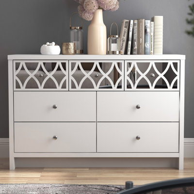 GFW Arianna 3+4 Drawer Chest White