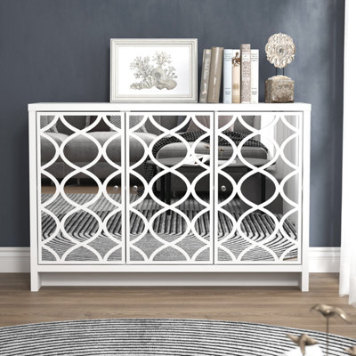 GFW Arianna 3 Door Sideboard White