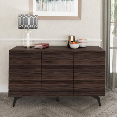 GFW Bantham Large Sideboard Dark Walnut