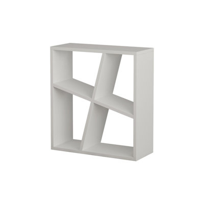 GFW Birtley Abstract Shelving Unit White