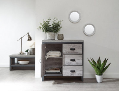 GFW Boston Multi Unit Cabinet Grey