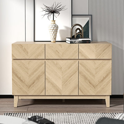 GFW Camborne Large Sideboard Oslo Oak