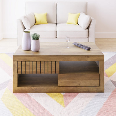 GFW Cartmel Coffee Table Knotty Oak