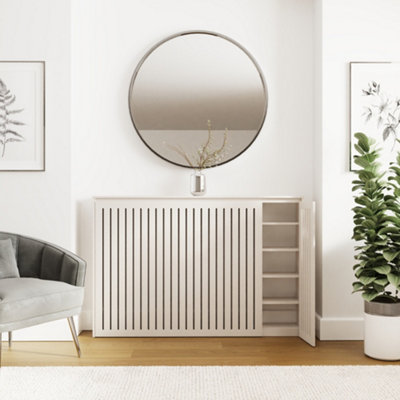 GFW Cooper Storage Radiator Cover Stone