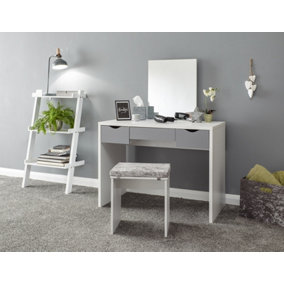 GFW Elizabeth Dressing Table Set White