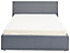GFW End Lift Ottoman Bed 120cm Small Double Grey