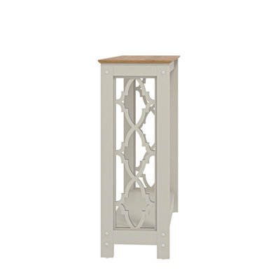GFW Exmouth Console Table Light Grey