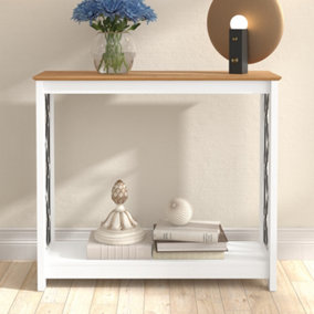 GFW Exmouth Console Table White