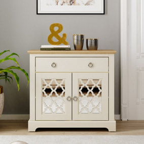 GFW Honiton 2 Door 1 Drawer Sideboard Ivory