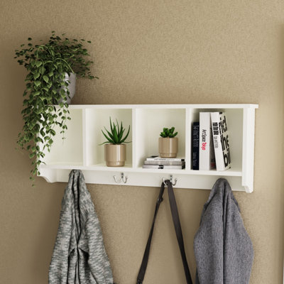 GFW Kempton Wall Mounted Shelf White