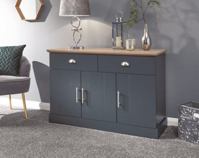 GFW Kendal Large Sideboard Slate Blue