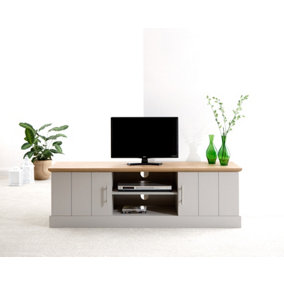GFW Kendal Large TV Unit in Grey