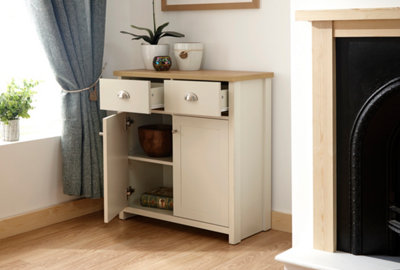 GFW Lancaster Compact Sideboard Cream