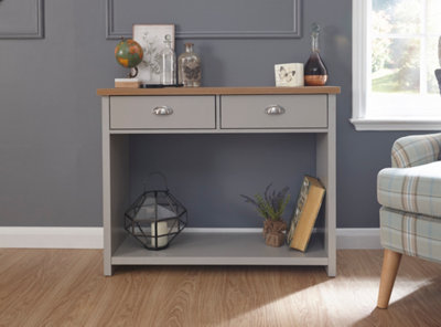 GFW Lancaster Console Hall Table Grey