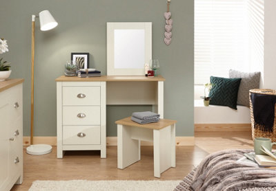 Small cream shop dressing table