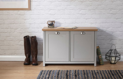 Lancaster grey shoe online cabinet