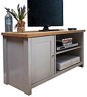 GFW Lancaster Small TV Cabinet Grey