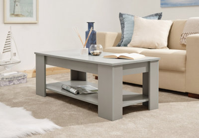 GFW Lift Up Top Coffee Table Grey