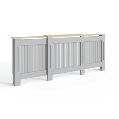GFW Longslow Adjustable Radiator Cover Grey