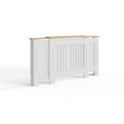 GFW Longslow Adjustable Radiator Cover White