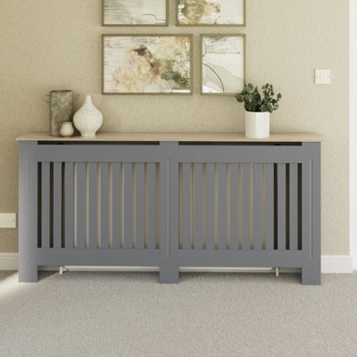 GFW Longslow Radiator Cover Extra Large Grey