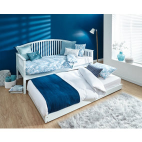 GFW Madrid Wooden Day Bed & Trundle Set  White