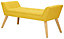 GFW Milan Upholstered Window Seat Mustard