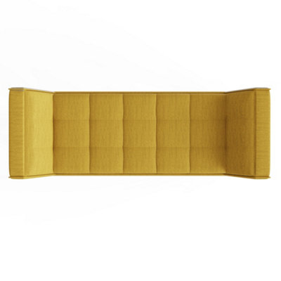 Milan Mustard Upholstered Bench Gfw Milan Upholstered Storage