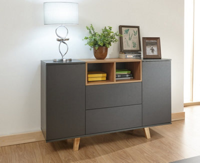 GFW Modena Sideboard Console Slate Grey