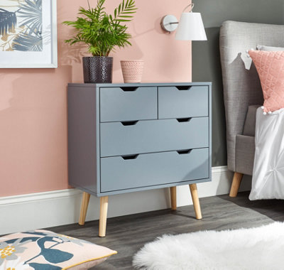 B&q chest clearance of drawers grey