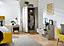 GFW Panama 3 Piece Bedroom Set Light Grey