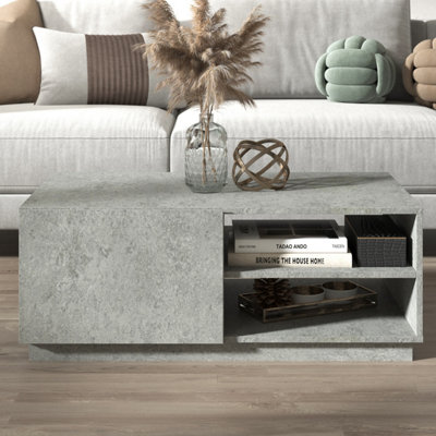 GFW Parkham 2 Shelf Coffee Table Grey