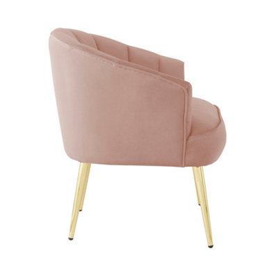 Blush pink chairs discount
