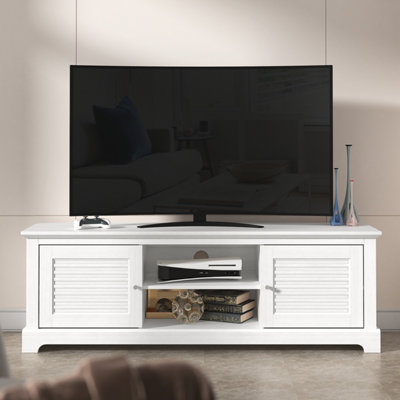 GFW Salcombe 2 Door TV Unit White