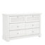 GFW Salcombe 3+3 Drawer Chest Pearl White