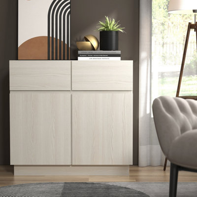 GFW Sampford 2 Door 2 Drawer Sideboard White