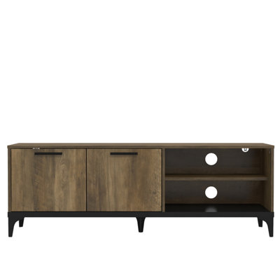 GFW Truro 2 Door TV Unit Knotty Oak