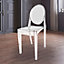Ghost Style Plastic Victoria Dining Chair Crystal Clear