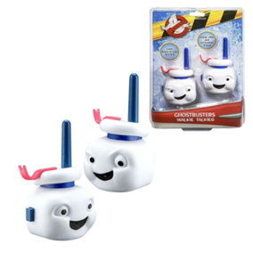 Ghostbusters Stay Puft Marshmallow man Walkie Talkies with Extended Range and Static Free
