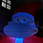 GIANT: 13ft (4m) Outdoor Inflatable Light up Christmas Santa with Raised Arm with LEDs