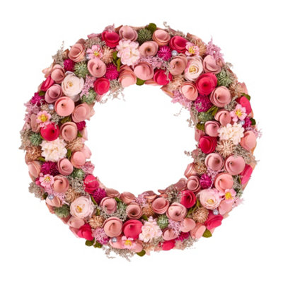 Giant Berry Meadow All Season Front Door Wreath Home Decoration Wreath 60cm