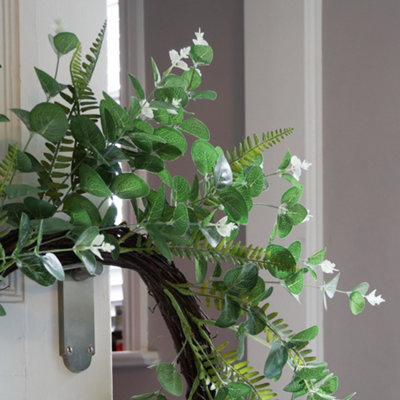 Giant Botanical Xmas Decoration Christmas Door Wreath 62cm - 3