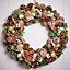 Giant Festive Foliage Spring Summer All Year Front Door Decoration Wreath 50cm